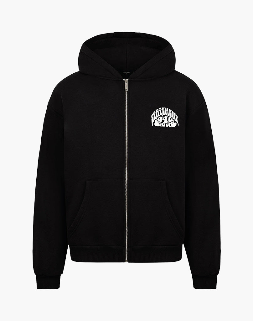 040 STUDIO ZIP-HOODIE BLACK