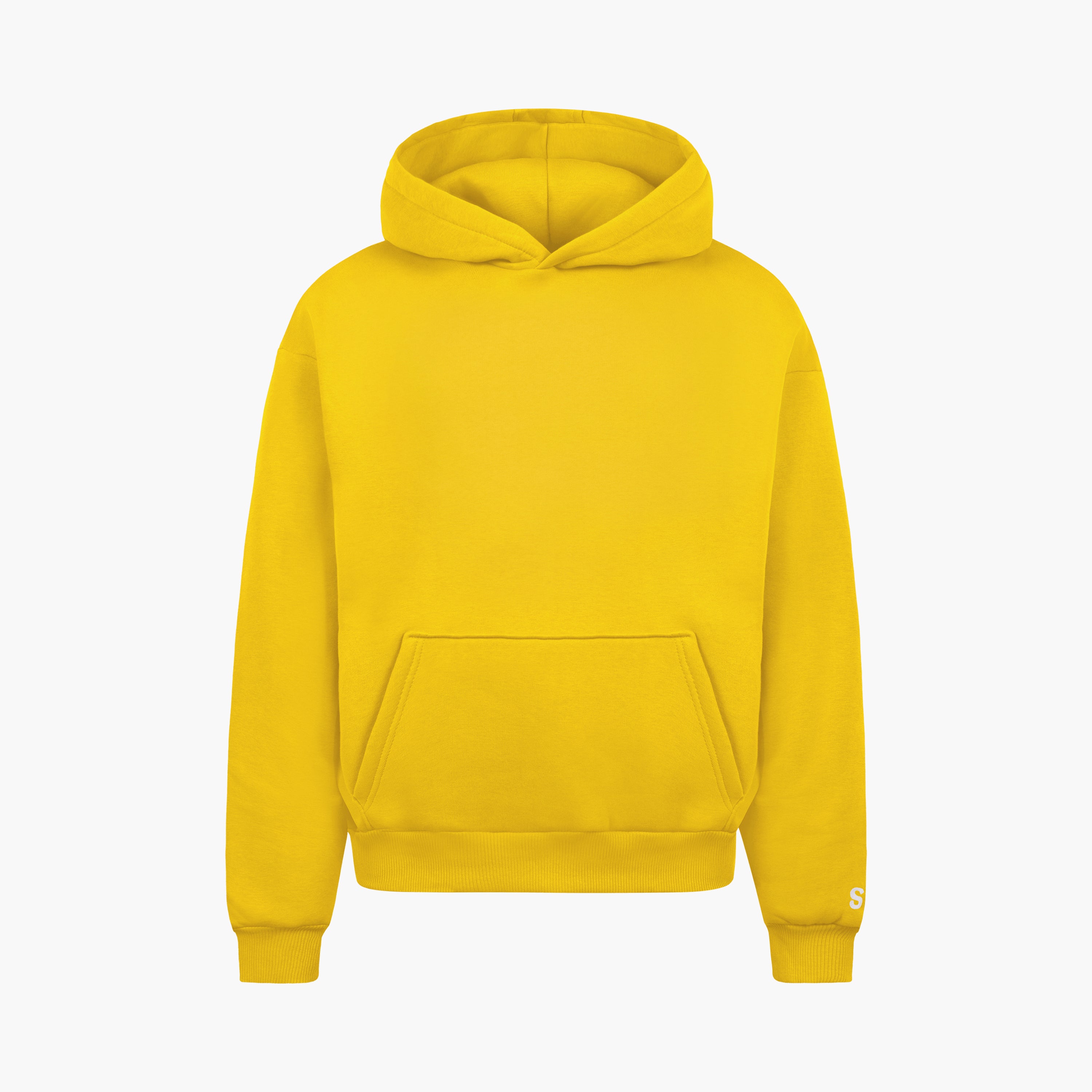 Hoodie that says on sale yellow