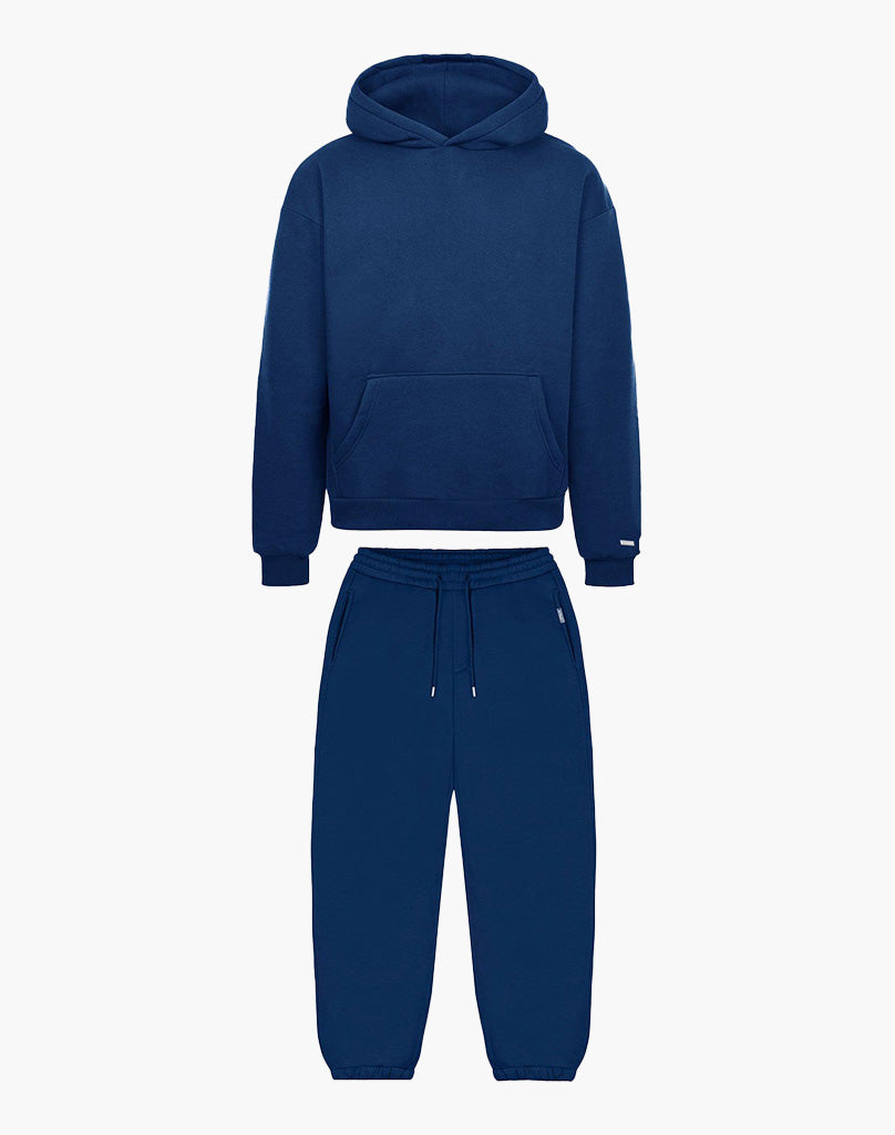 TRACKSUIT SET CUFF (DARK BLUE) Tracksuits Statement Clo