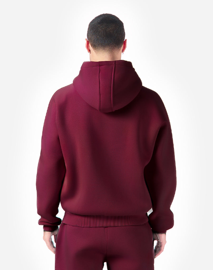 BASIC HOODIE (BURGUNDY) STATEMENT