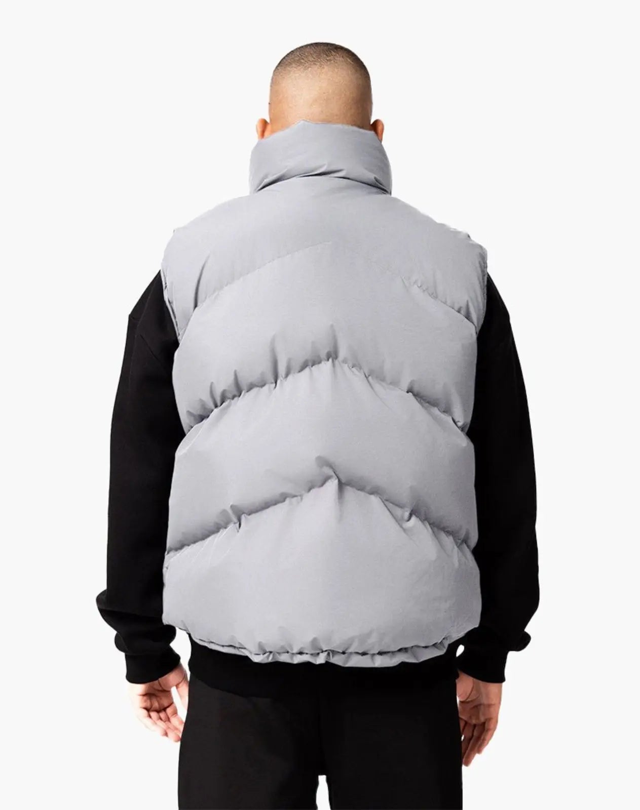 STMT PUFFER VEST (GREY) Jackets STATEMENT
