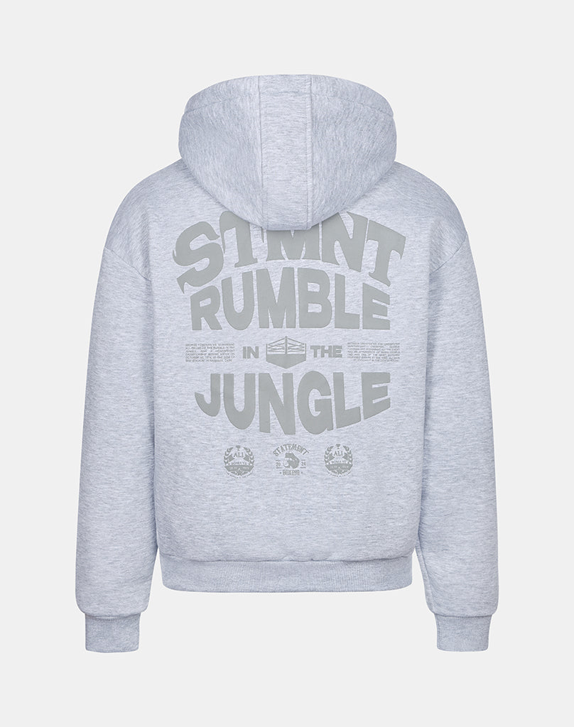 CHAMPION ZIP-HOODIE (GREY MELANGE) STATEMENT