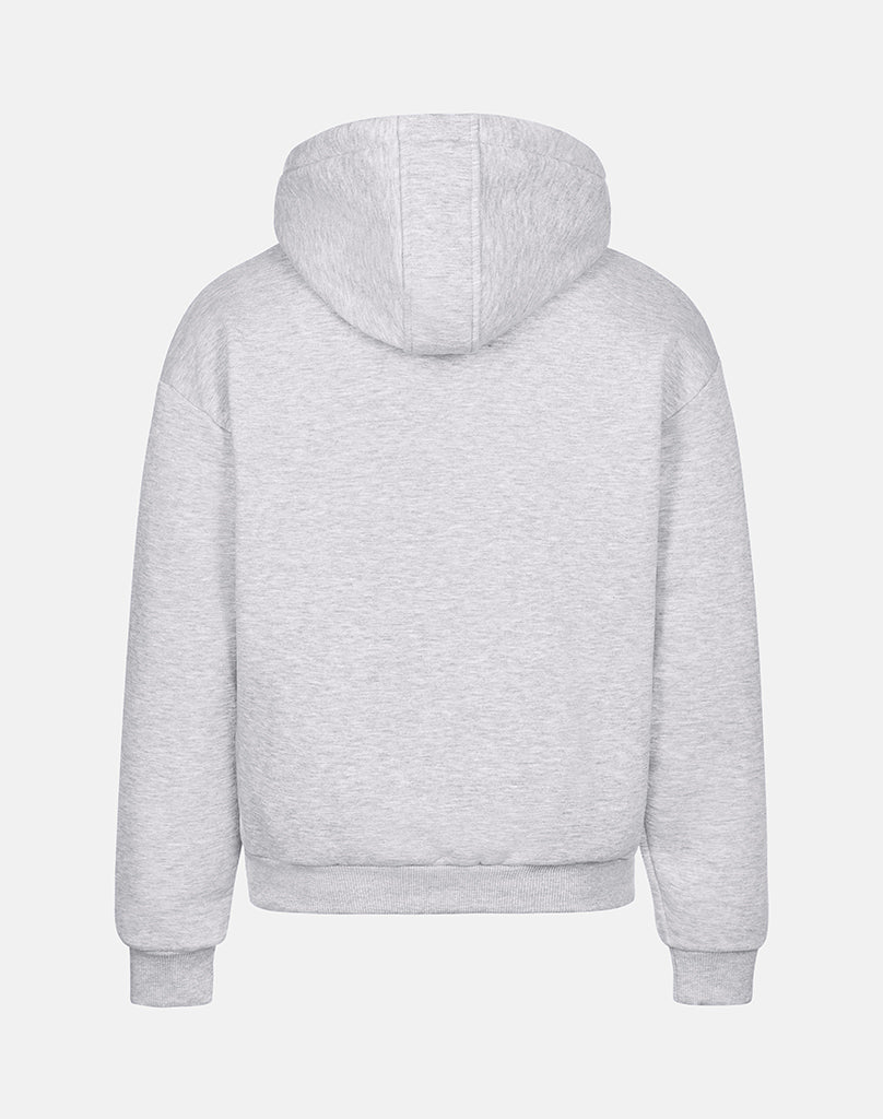 STATEMENT RIFT HOODIE (GREY MELANGE) Hoodie STATEMENT
