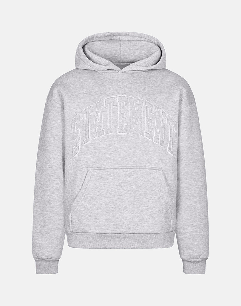 STATEMENT RIFT HOODIE (GREY MELANGE) Hoodie STATEMENT