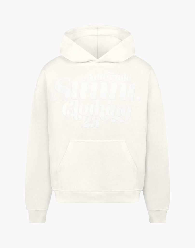 AUTHENTIC HOODIE (CREAM WHITE [PRINT WHITE]) Hoodie STATEMENT