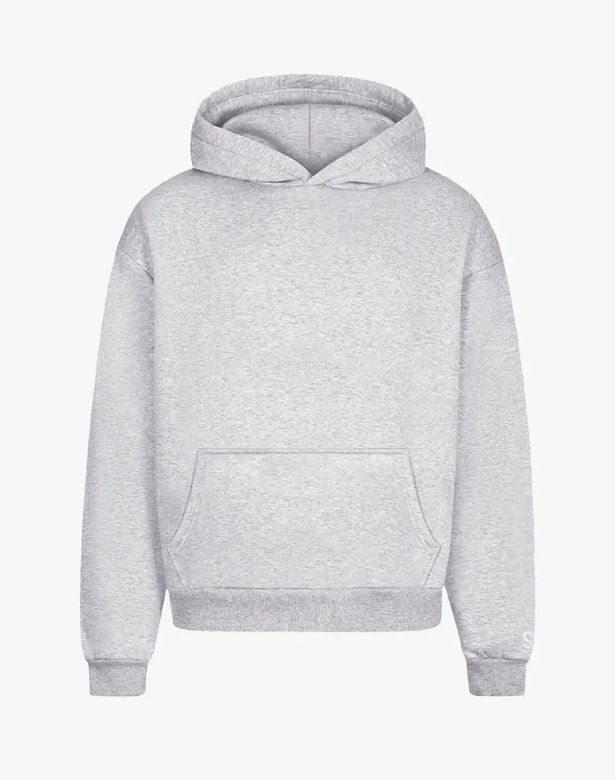 BASIC HOODIE (GREY MELANGE) Hoodie STATEMENT
