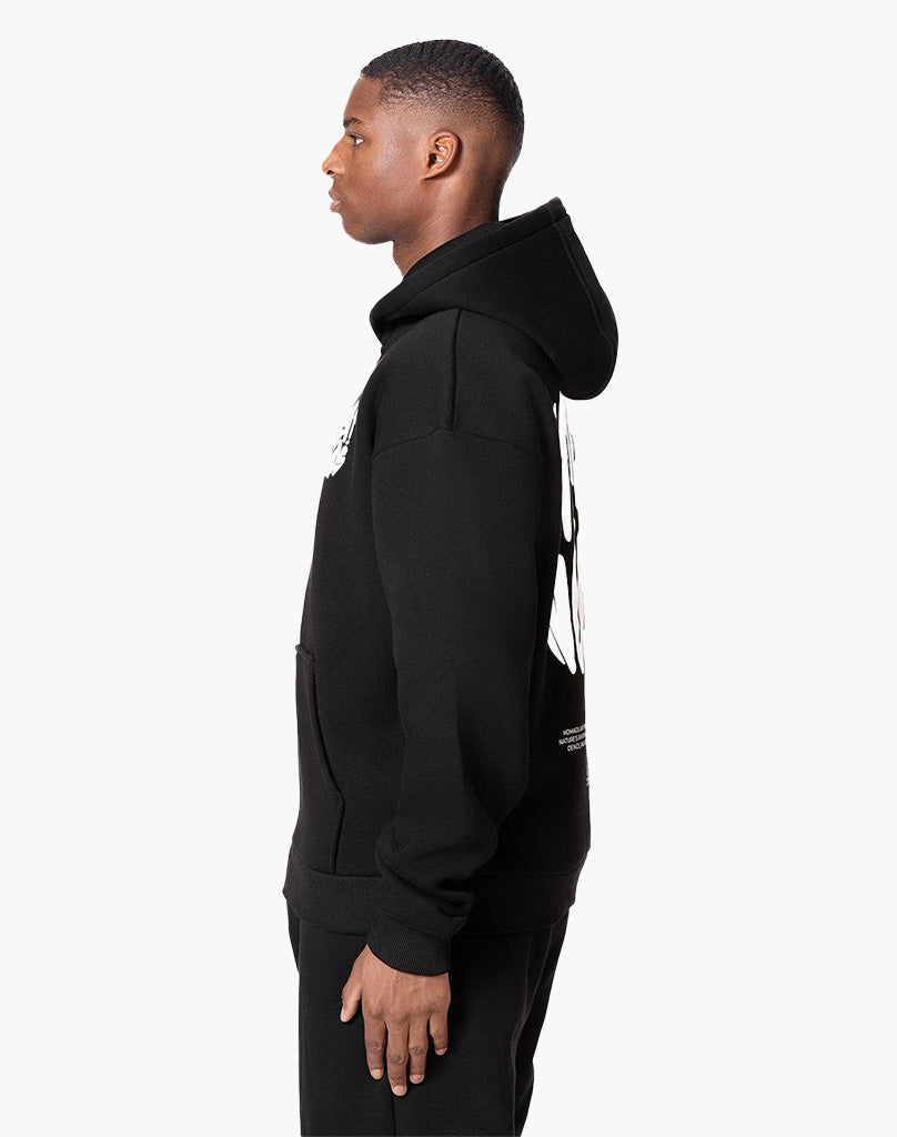 BADAWI ZIP-HOODIE (BLACK) STATEMENT