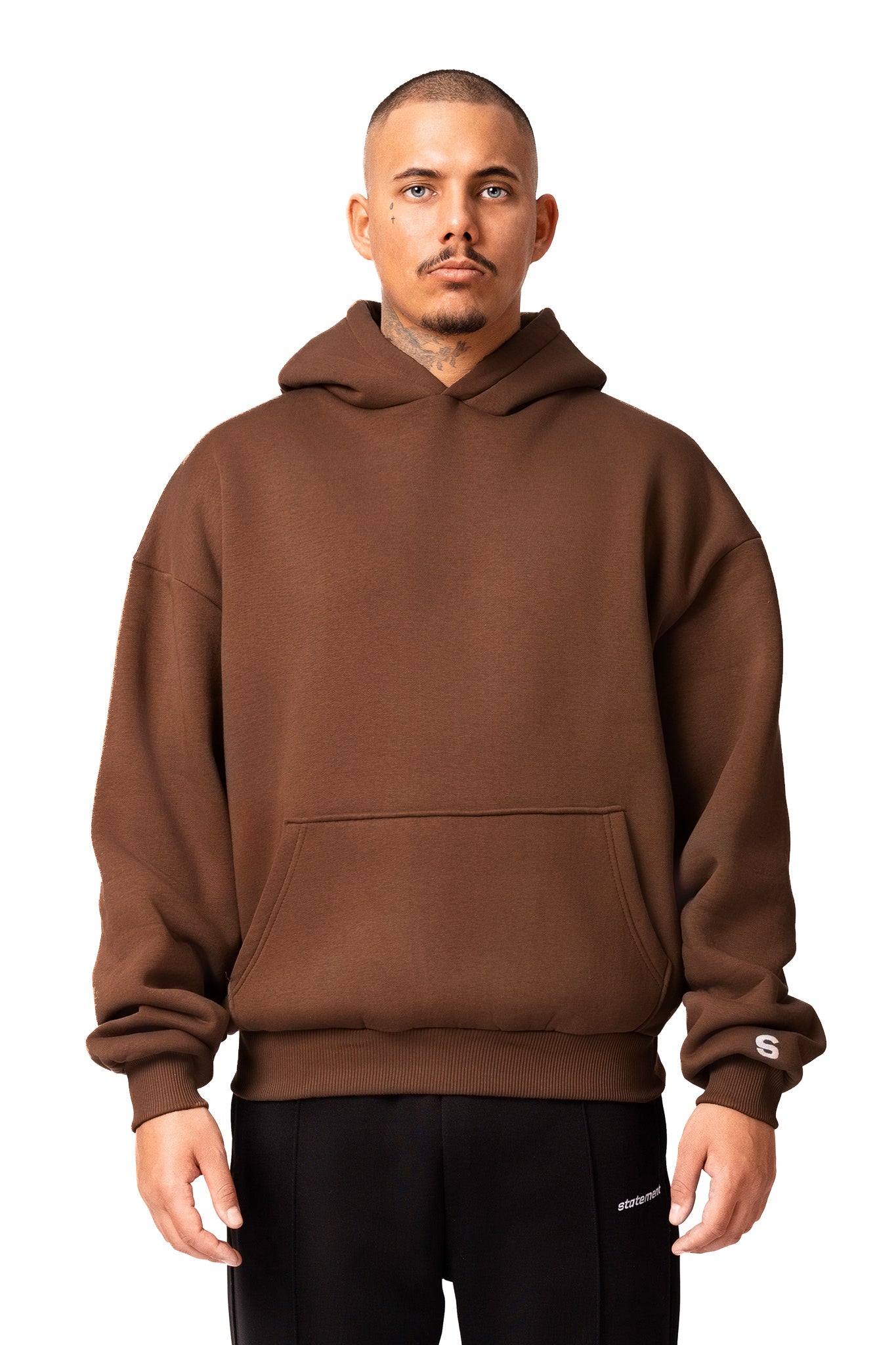 BASIC HOODIE (COFFEE BROWN)