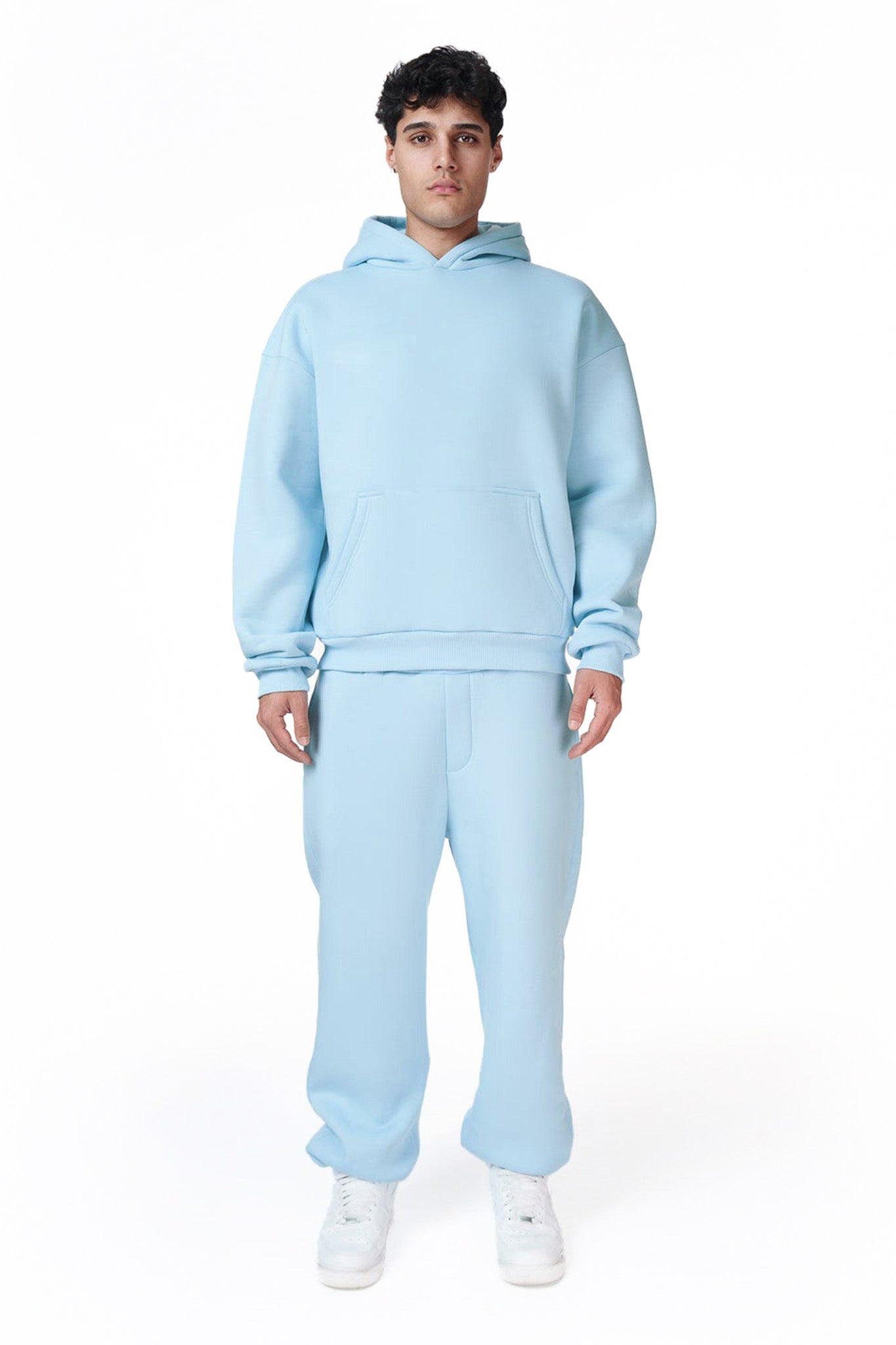 BASIC HOODIE (ICE BLUE)