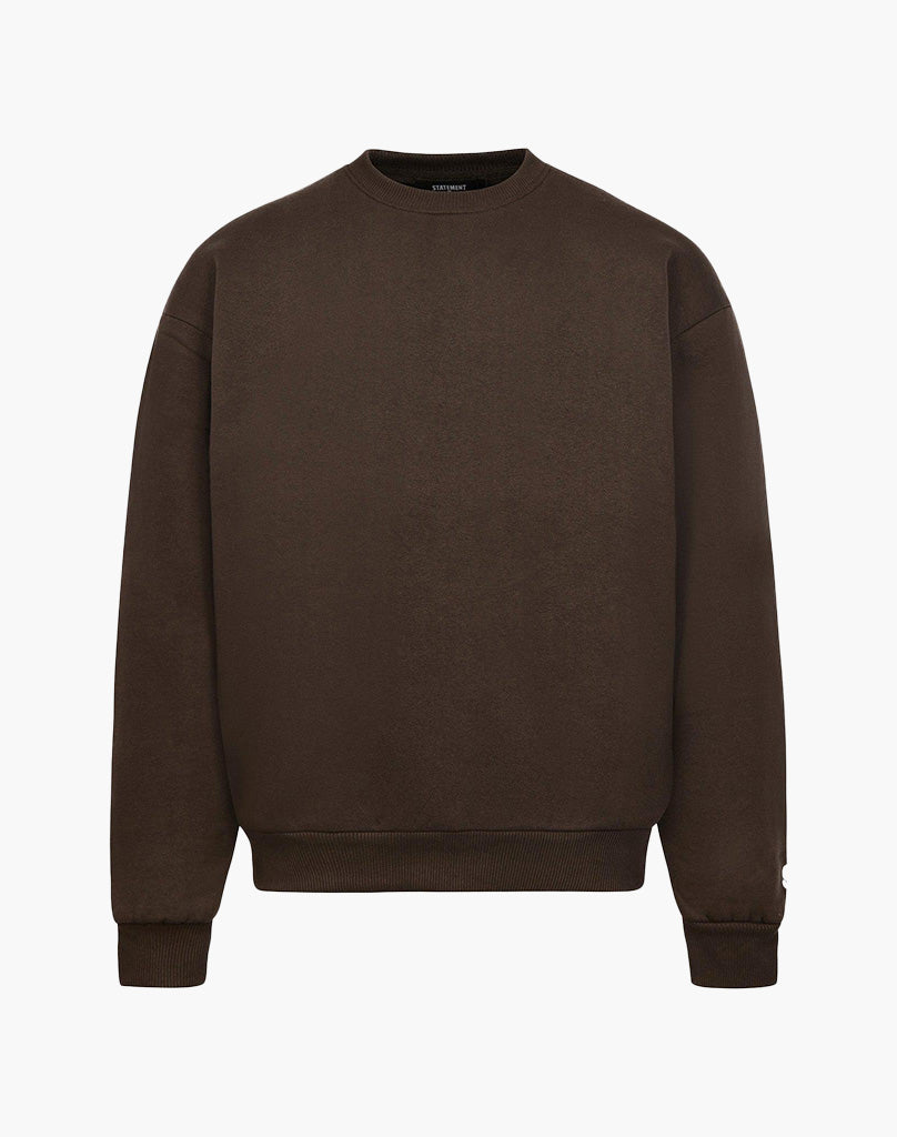 BASIC SWEATER (BROWN)