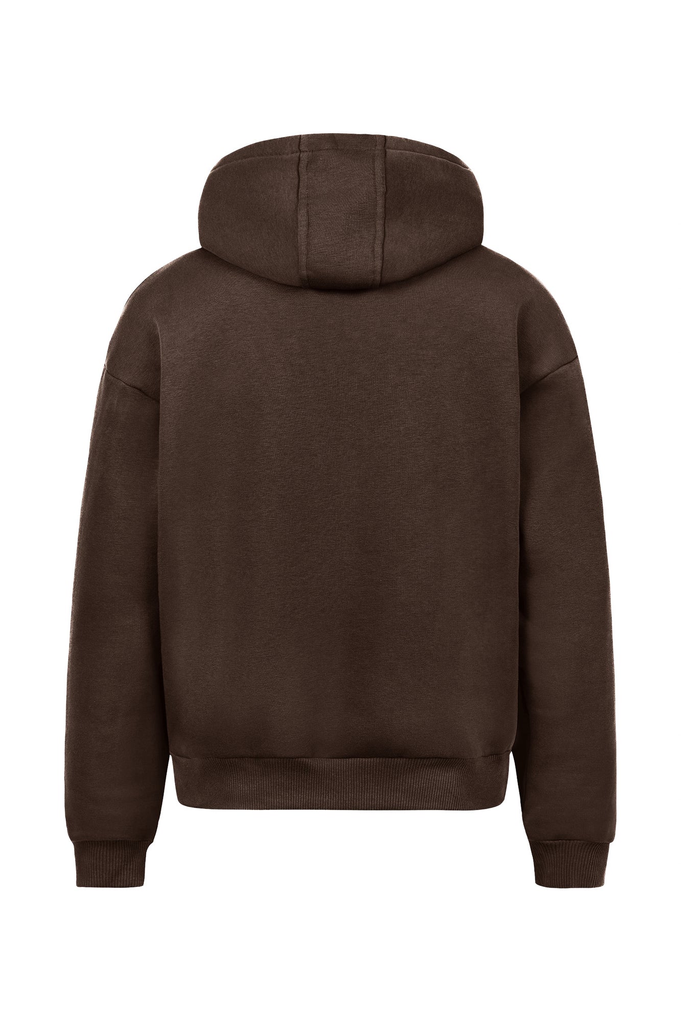 BASIC ZIP-HOODIE (BROWN)