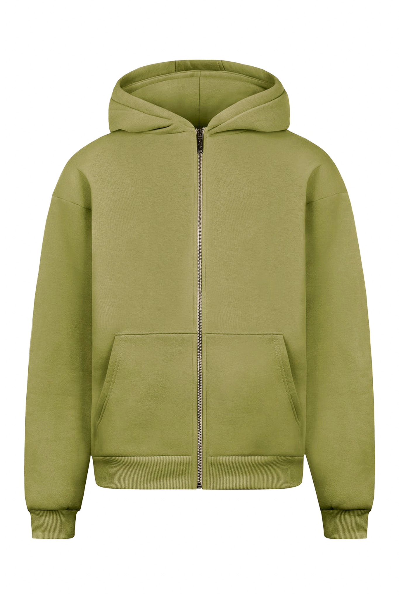 BASIC ZIP-HOODIE (DARK GREEN)