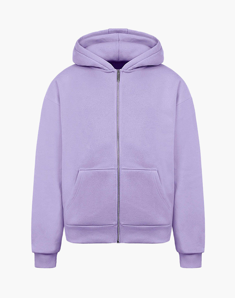 BASIC ZIP-HOODIE (PURPLE)