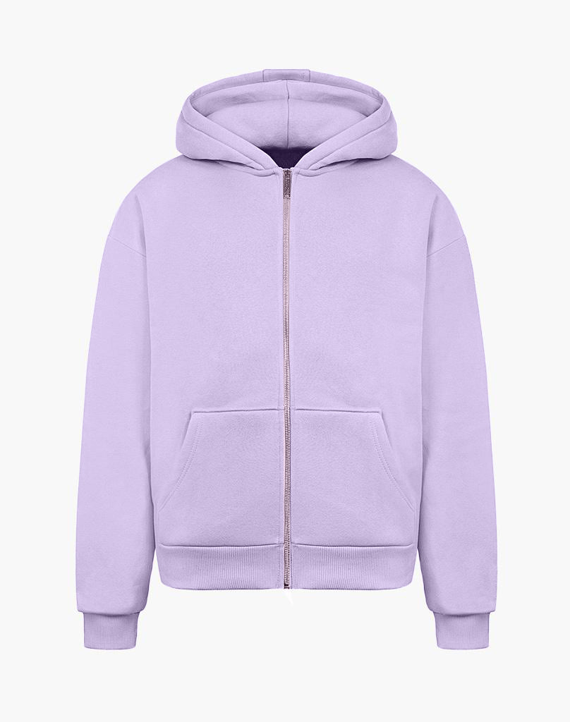 BASIC ZIP-HOODIE (PURPLE) Zip-Hoodie STATEMENT