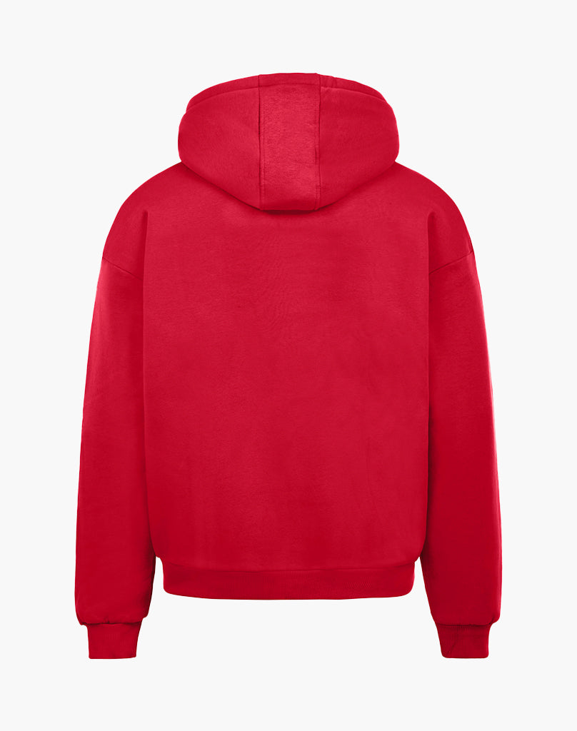 BASIC ZIP-HOODIE (RED)