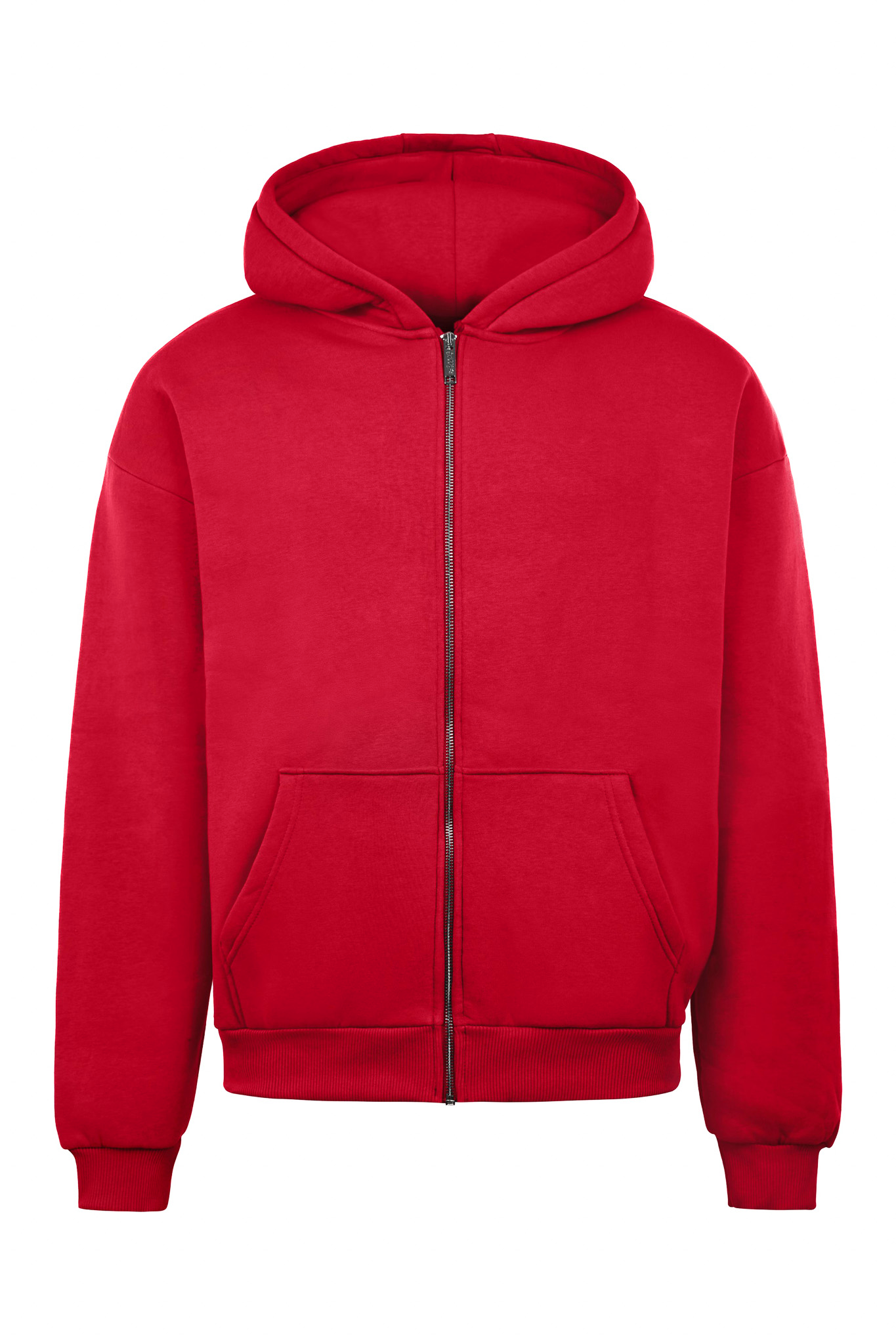 BASIC ZIP-HOODIE (RED)