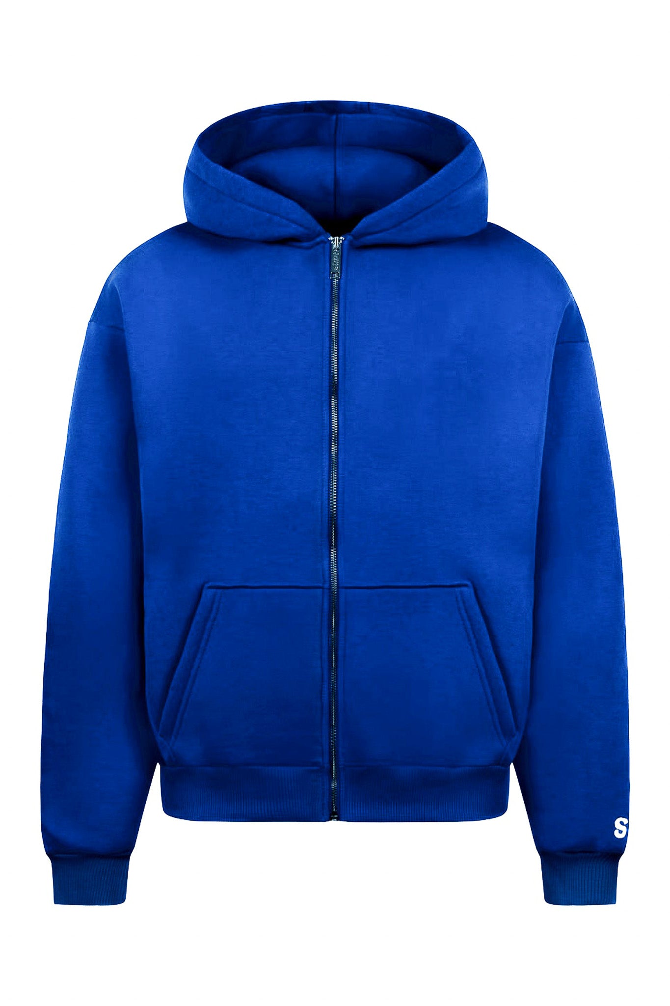 BASIC ZIP-HOODIE (ROYAL BLUE)