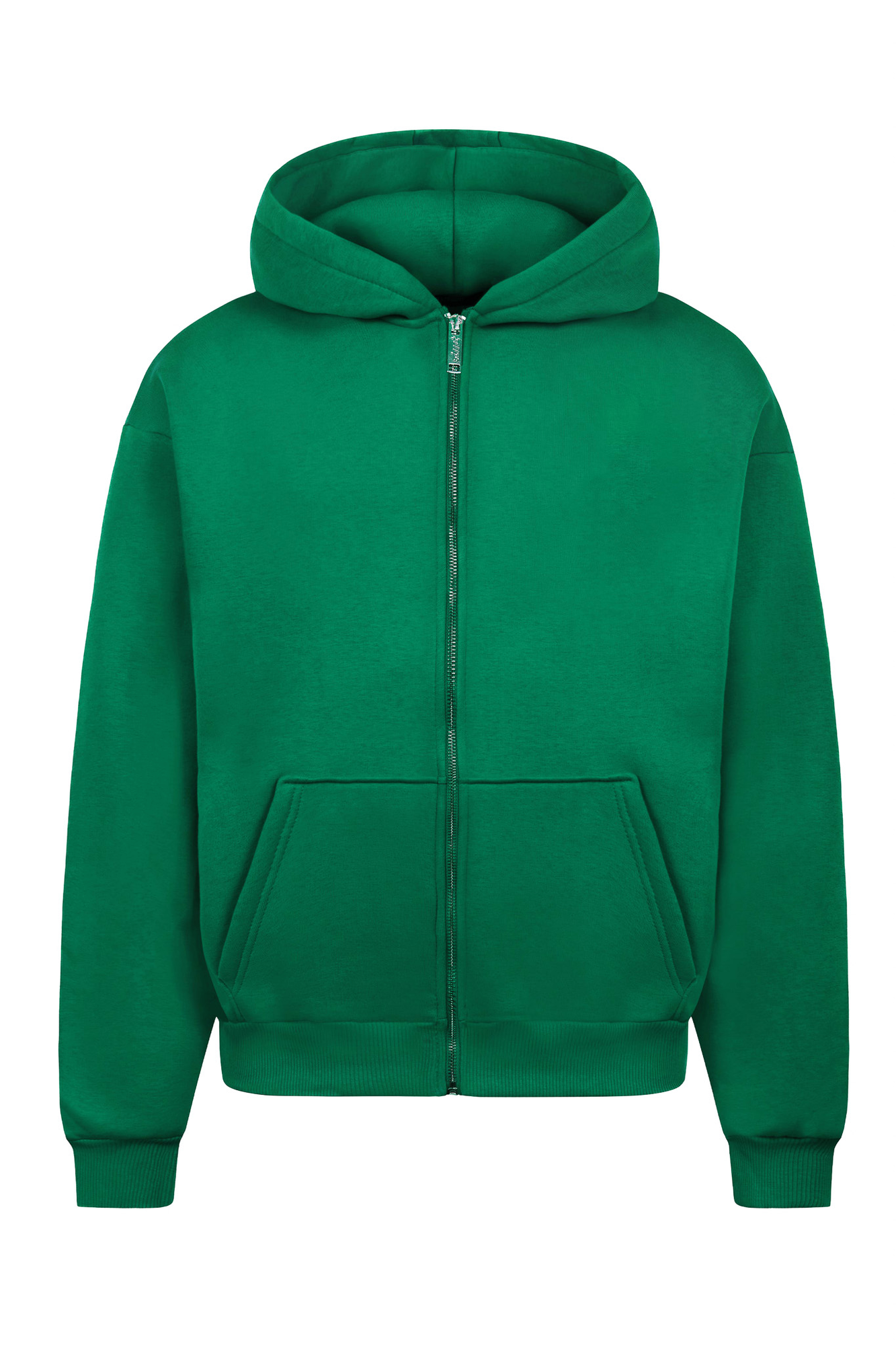 BASIC ZIP-HOODIE (WOOD GREEN)