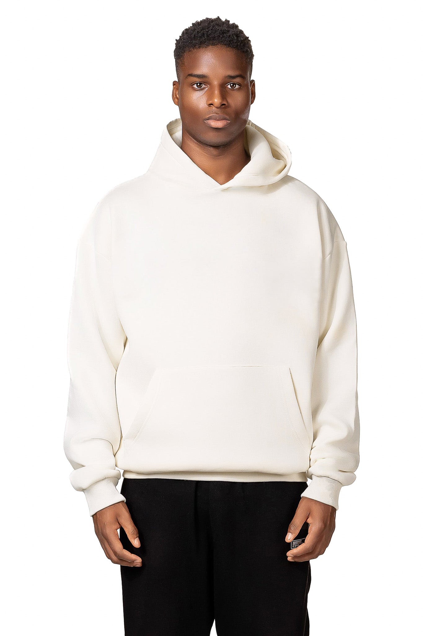 BASIC HOODIE (CREAM WHITE)