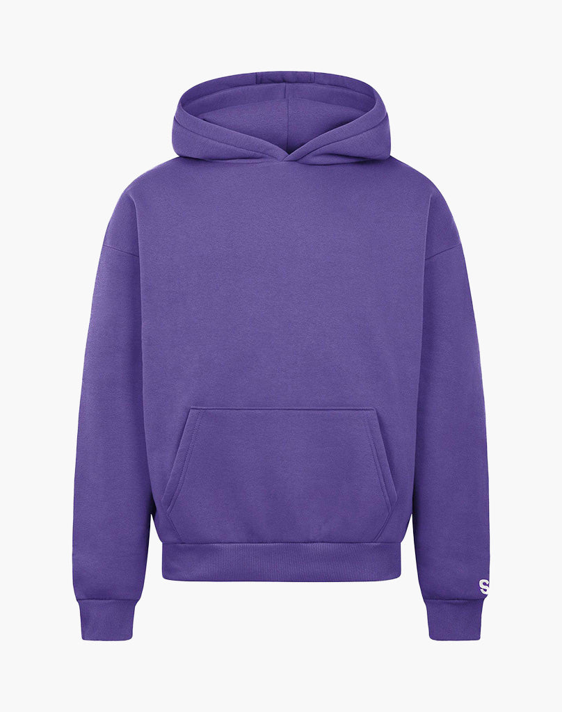 BASIC HOODIE (DARK PURPLE)