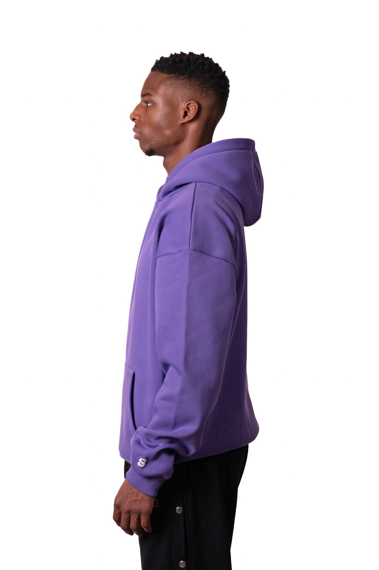 BASIC HOODIE (DARK PURPLE)