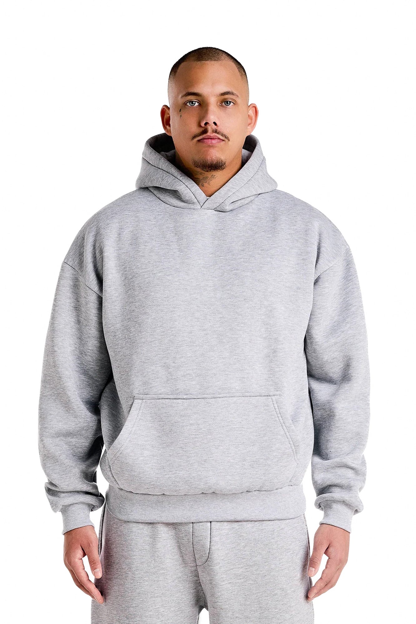 TRACKSUIT SET (GREY MELANGE)