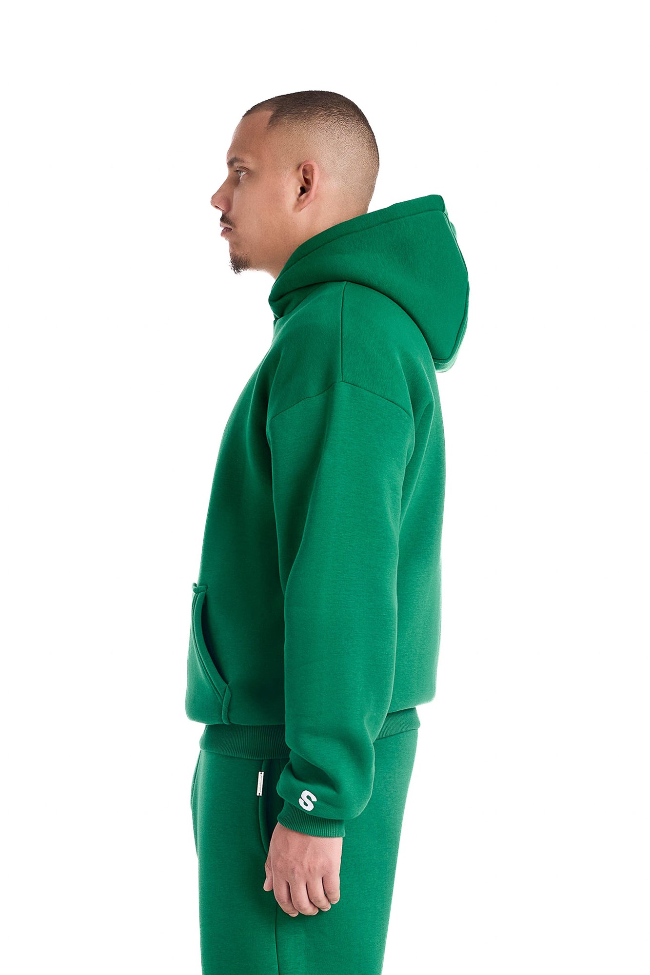 BASIC HOODIE (WOOD GREEN)