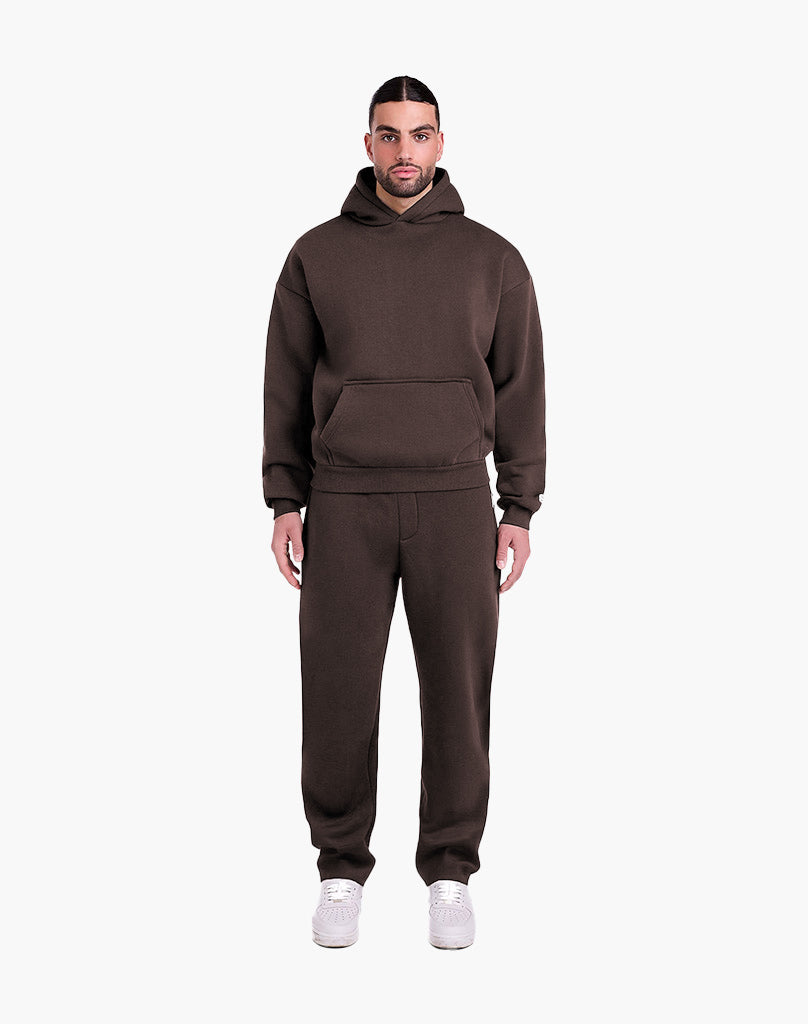 BASIC OPEN LEG JOGGER (BROWN) Pants STATEMENT