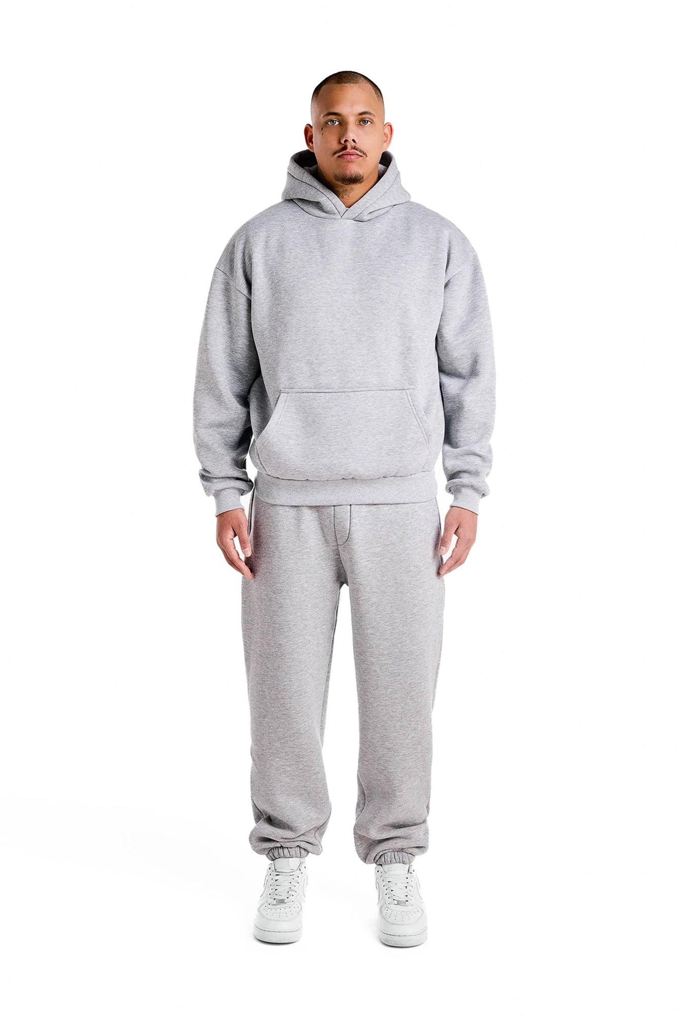 TRACKSUIT SET (GREY MELANGE)