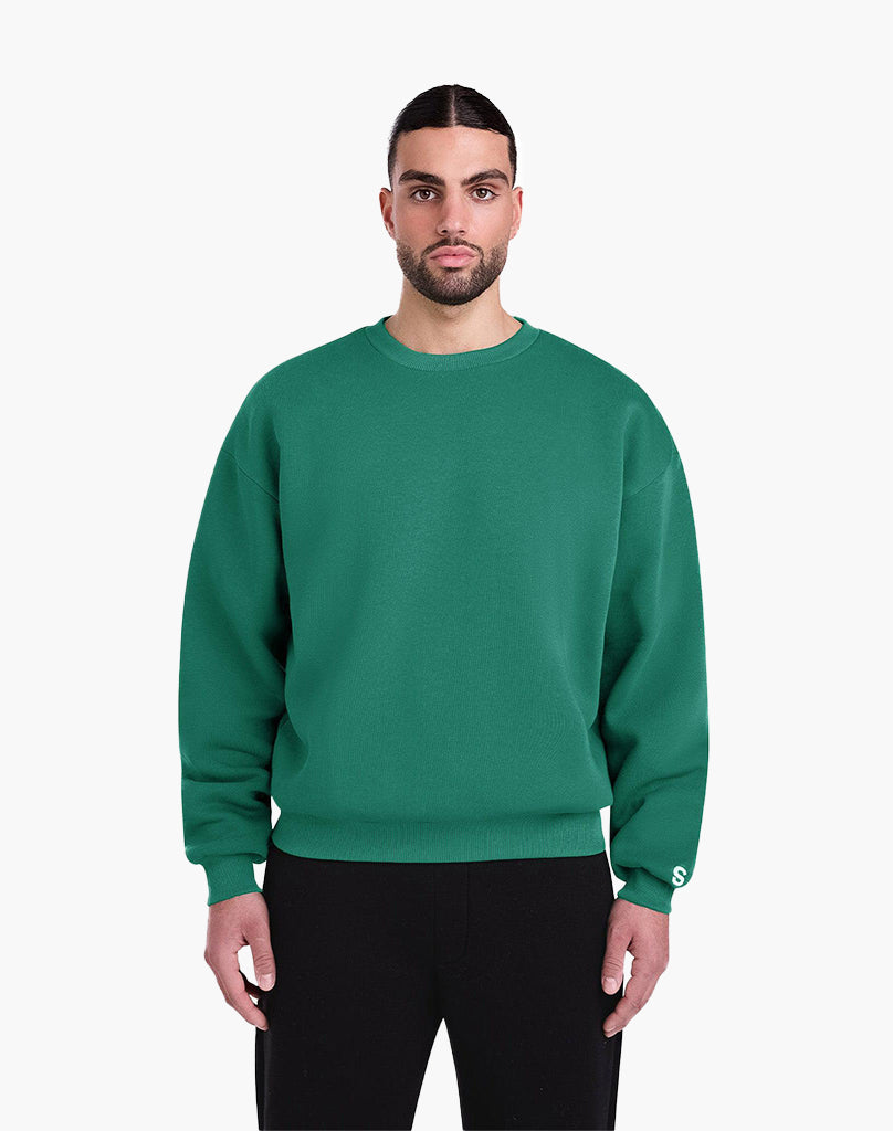 BASIC SWEATER (GREEN)