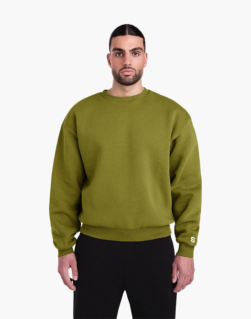 BASIC SWEATER (KHAKI)