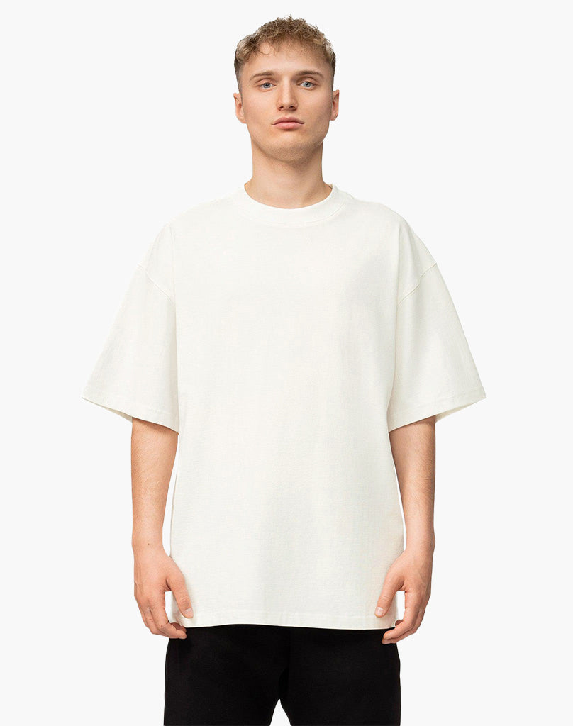 BASIC TEE (CREAM WHITE) T-Shirt STATEMENT