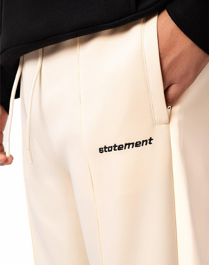 BASIC WIDE TRACKPANTS (CREAM WHITE)