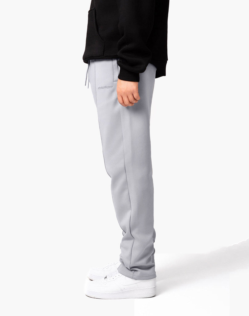 BASIC WIDE TRACKPANTS (GREY) Pants STATEMENT