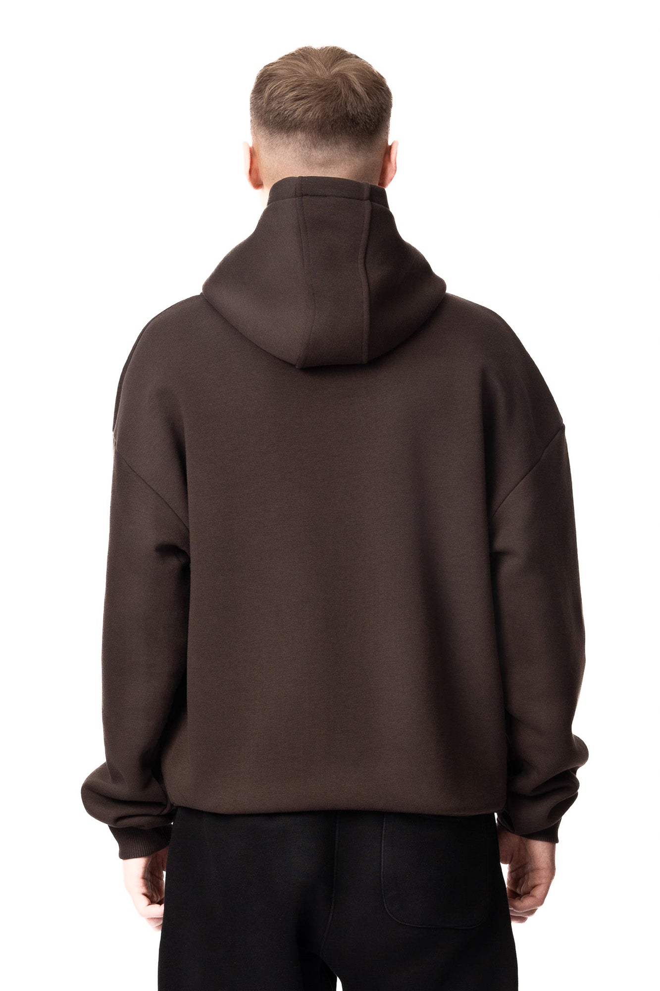 BASIC ZIP-HOODIE (BROWN)