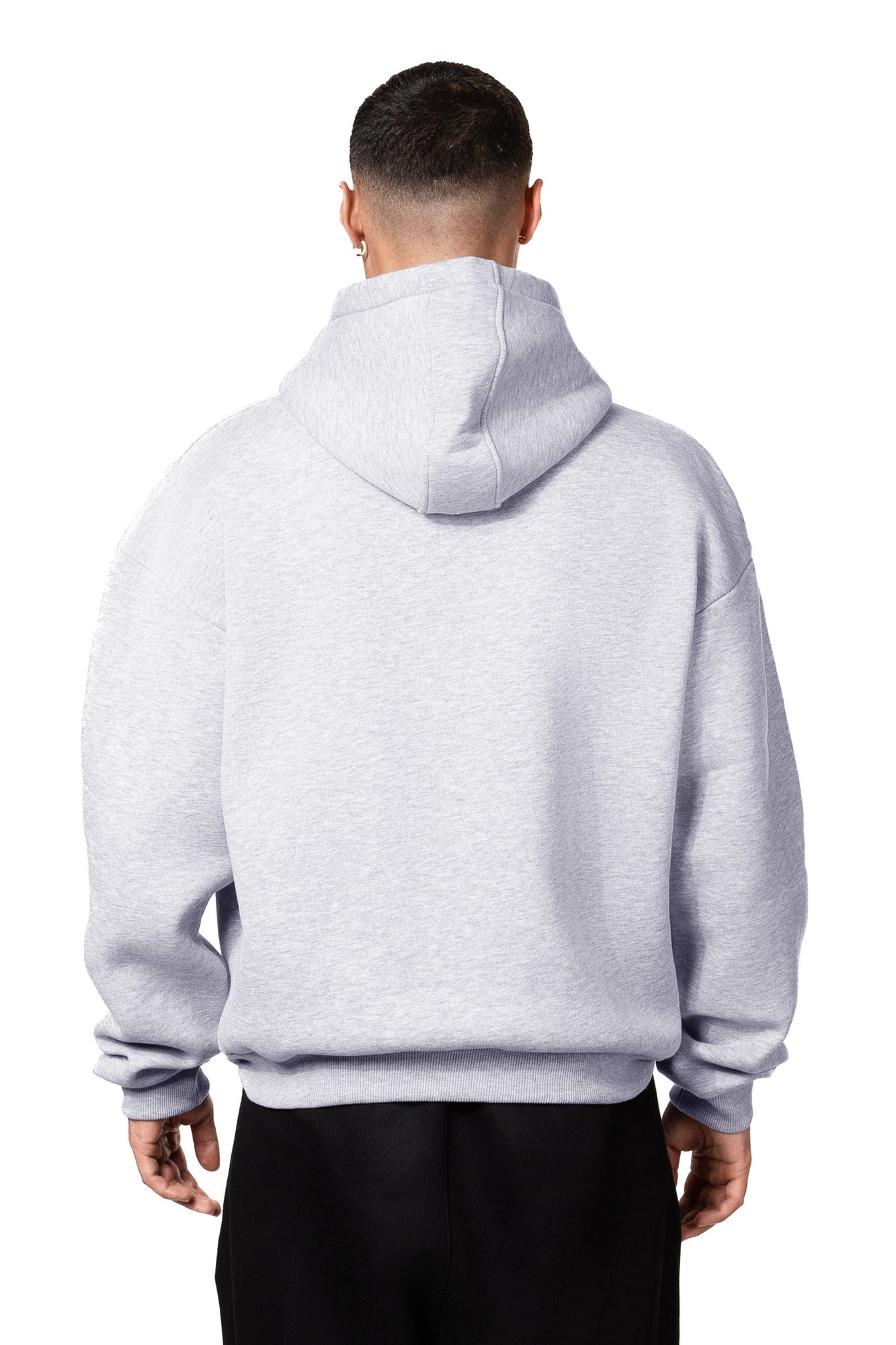 BASIC ZIP-HOODIE (GREY MELANGE)