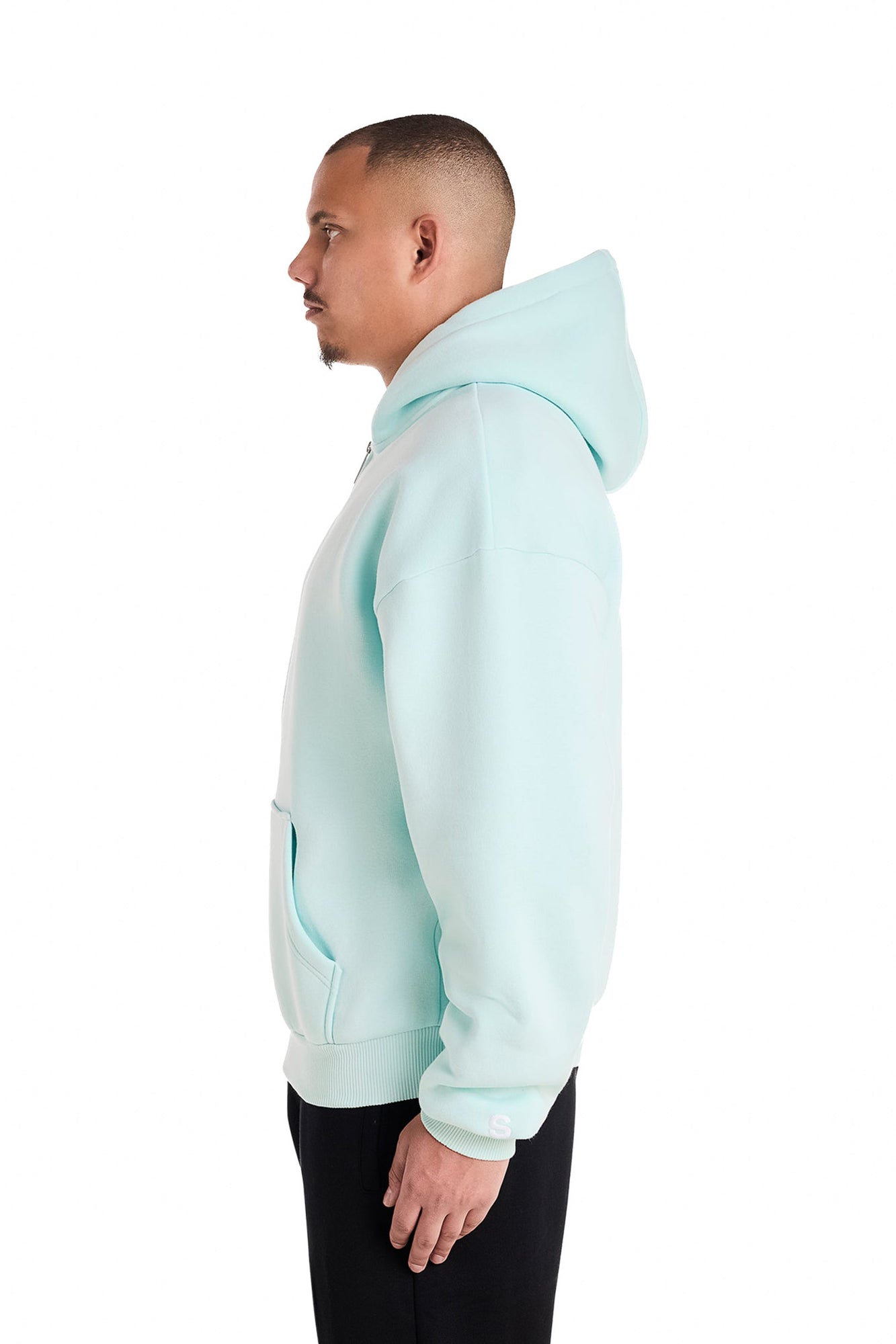 BASIC ZIP-HOODIE (MINT)