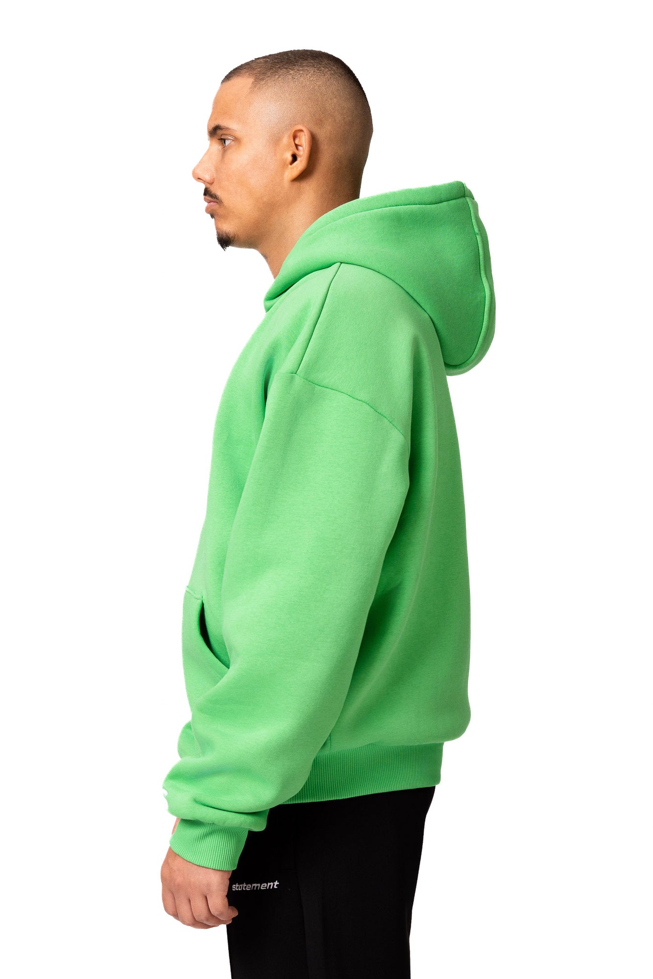 BASIC ZIP-HOODIE (POISON GREEN)