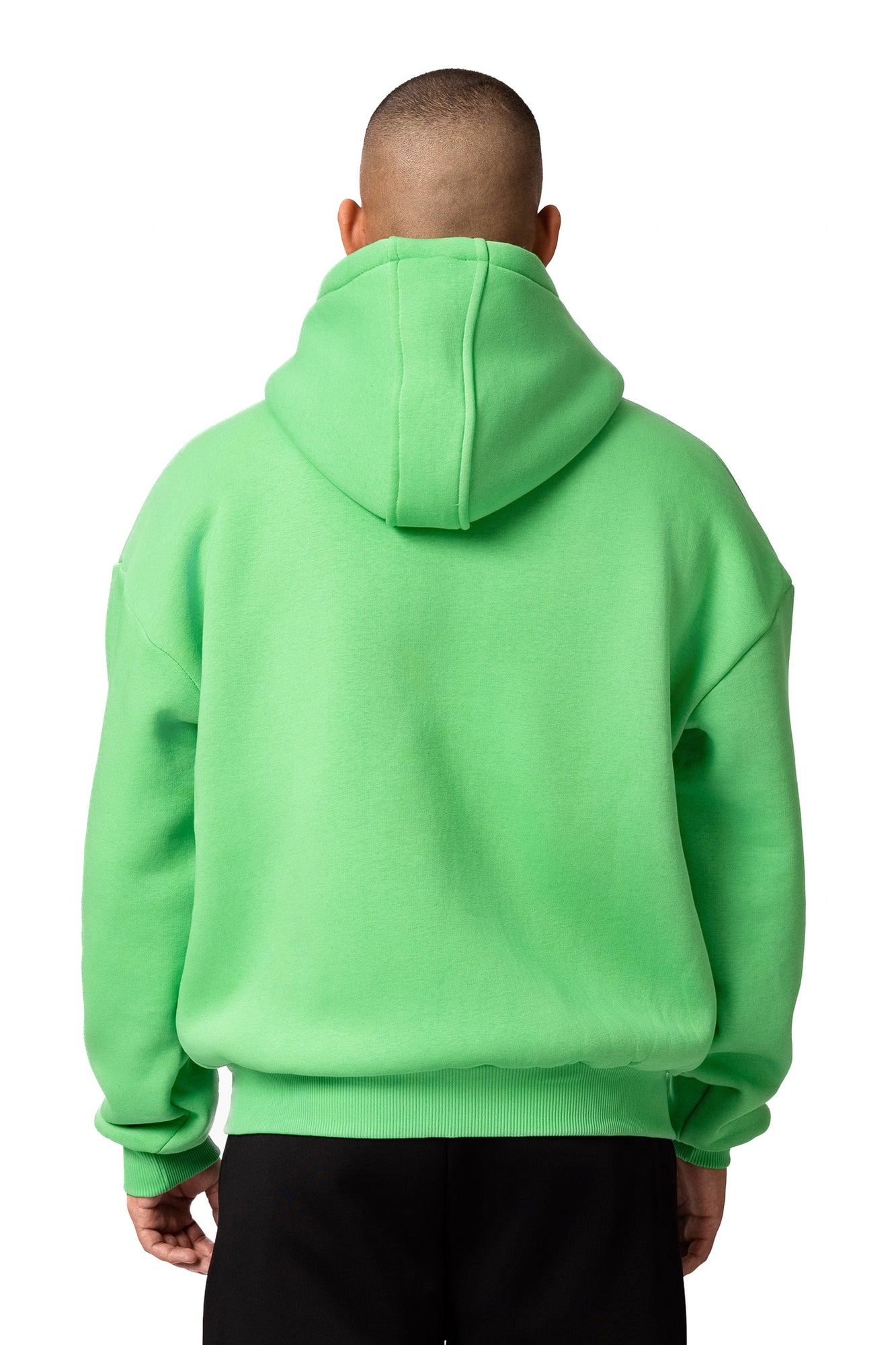 BASIC ZIP-HOODIE (POISON GREEN)