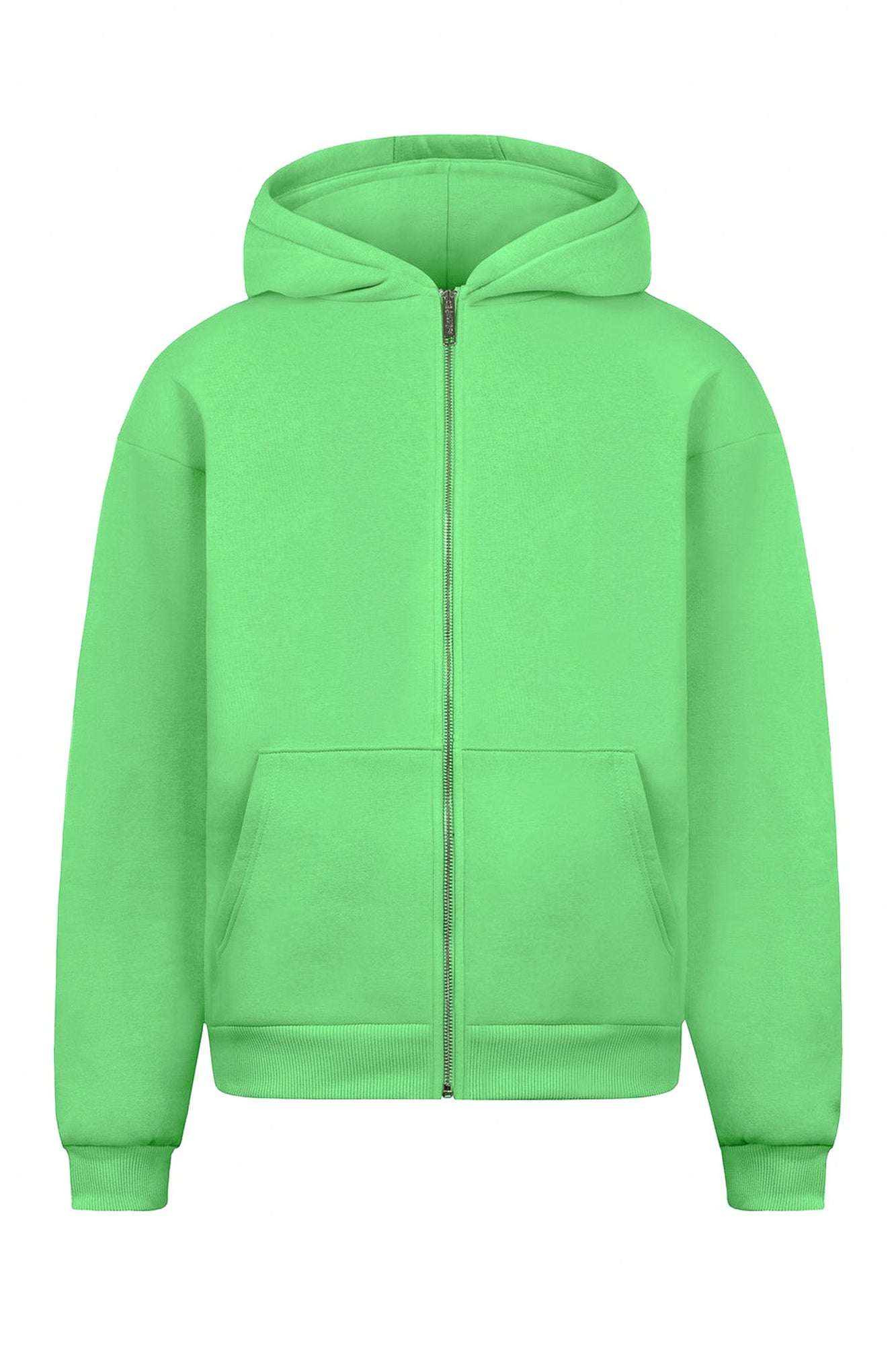 BASIC ZIP-HOODIE (POISON GREEN)