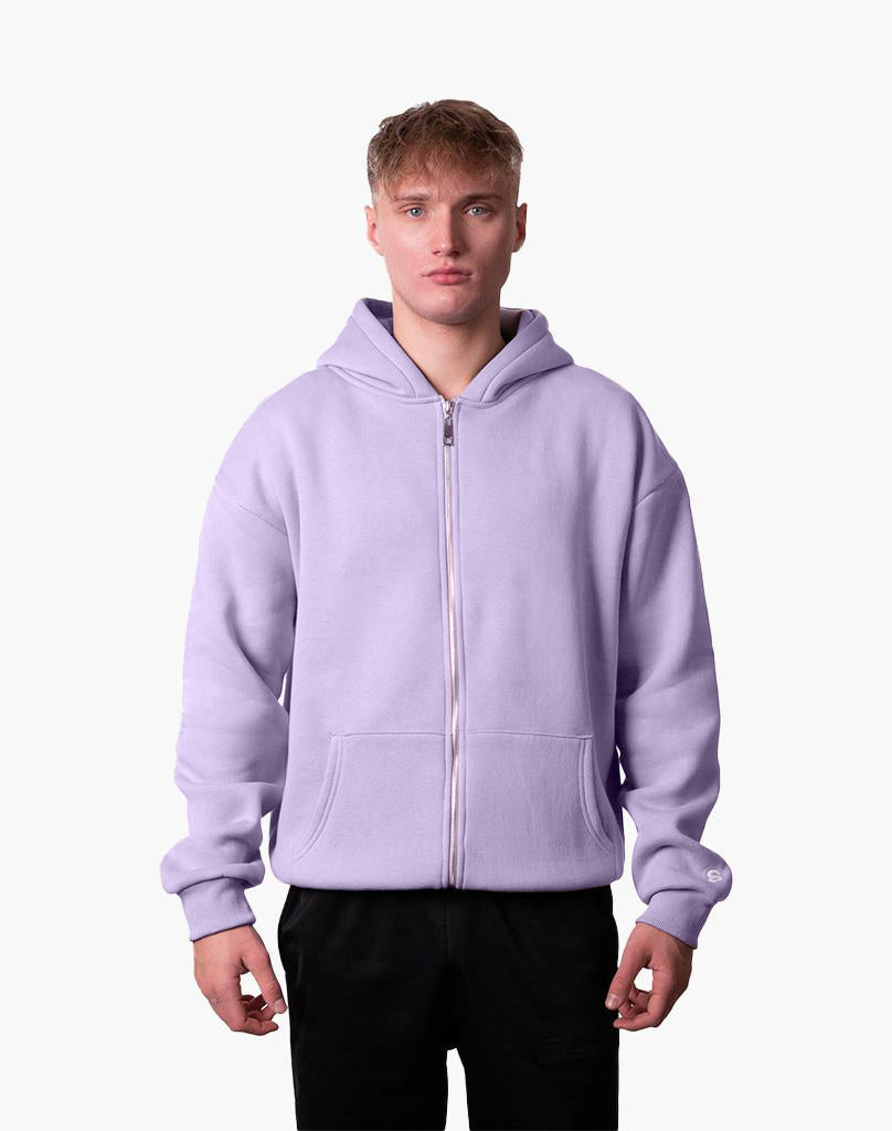 BASIC ZIP-HOODIE (PURPLE) Zip-Hoodie STATEMENT