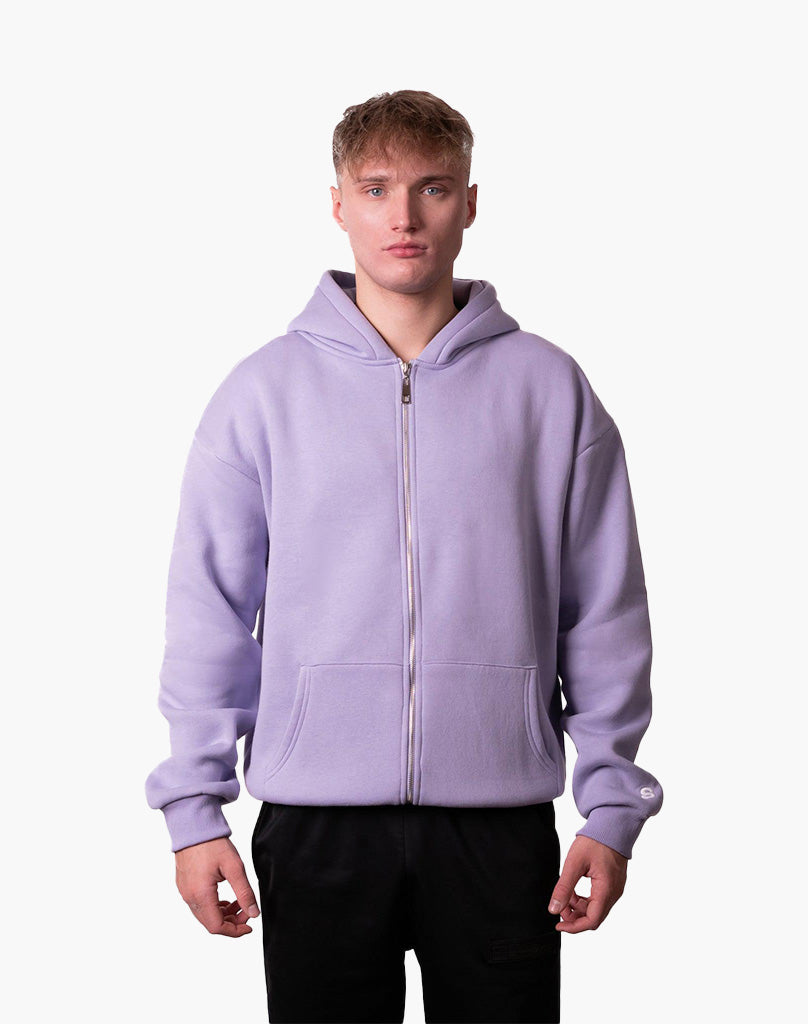 BASIC ZIP-HOODIE (PURPLE)