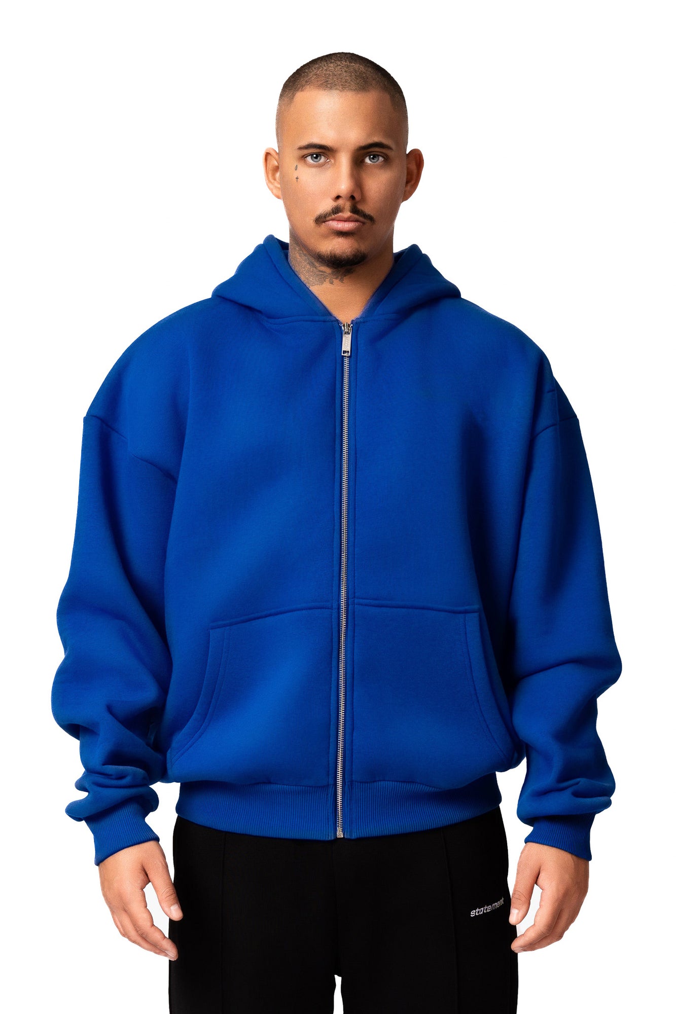 BASIC ZIP-HOODIE (ROYAL BLUE)