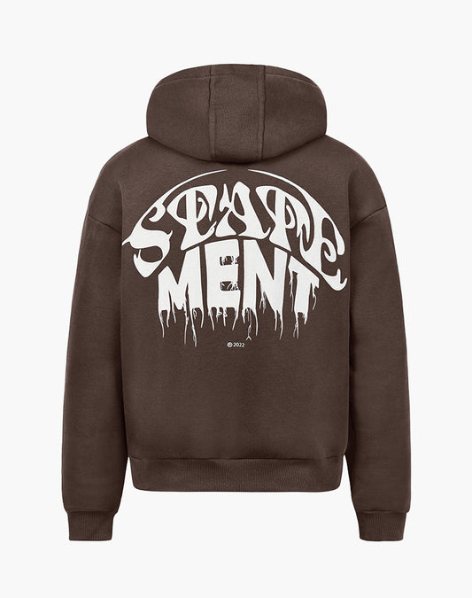 2022 ZIP-HOODIE BROWN