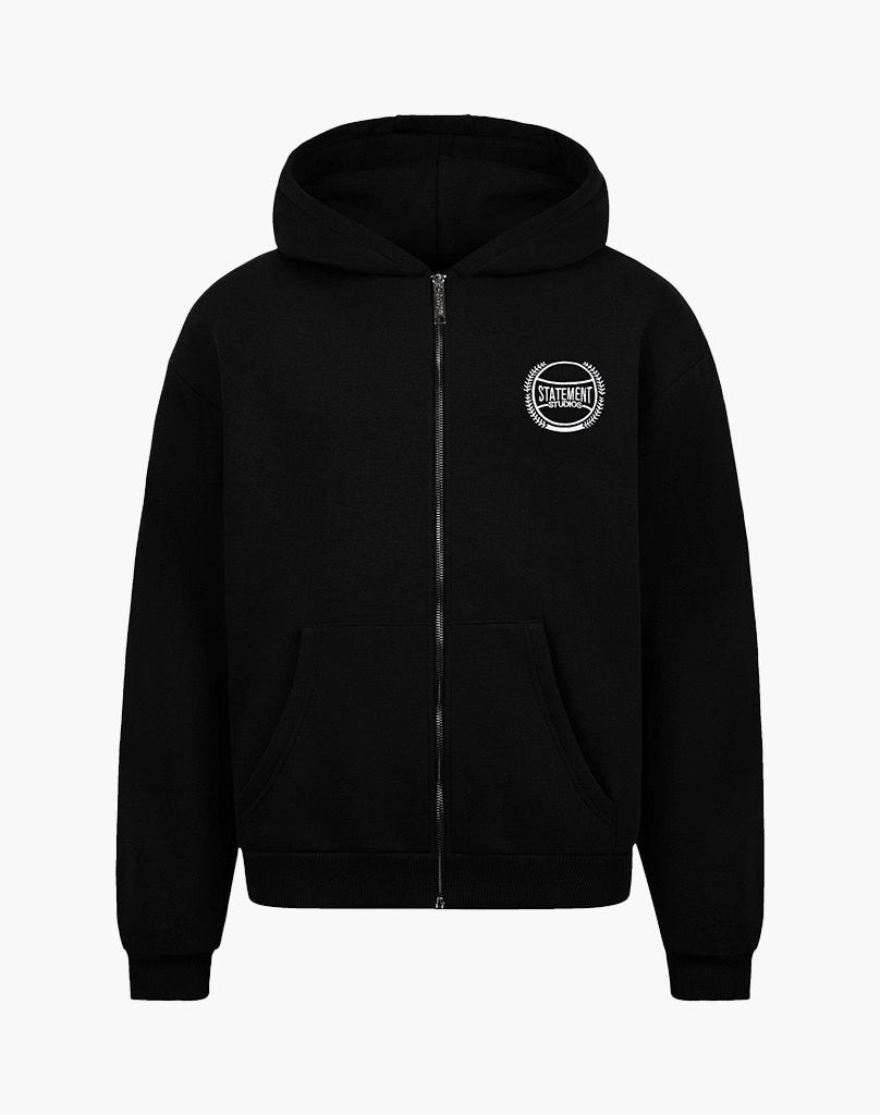 DEPARTMENT ZIP-HOODIE (BLACK) STATEMENT