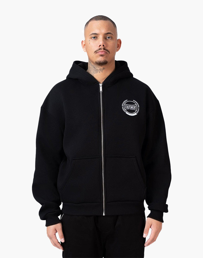 DEPARTMENT ZIP-HOODIE (BLACK)