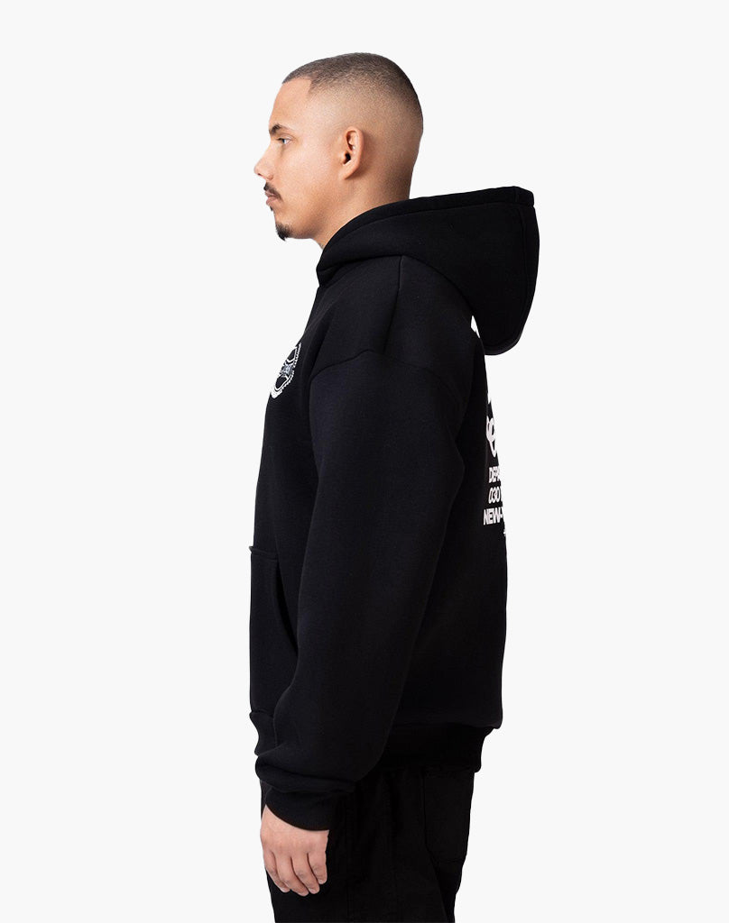 DEPARTMENT ZIP-HOODIE (BLACK) STATEMENT