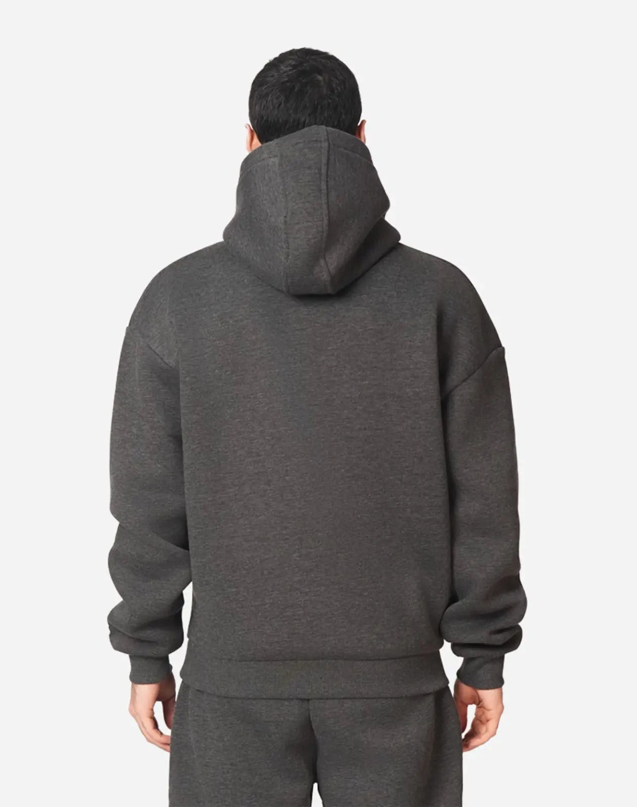 BASIC HOODIE (DARK GRAY MELANGE)