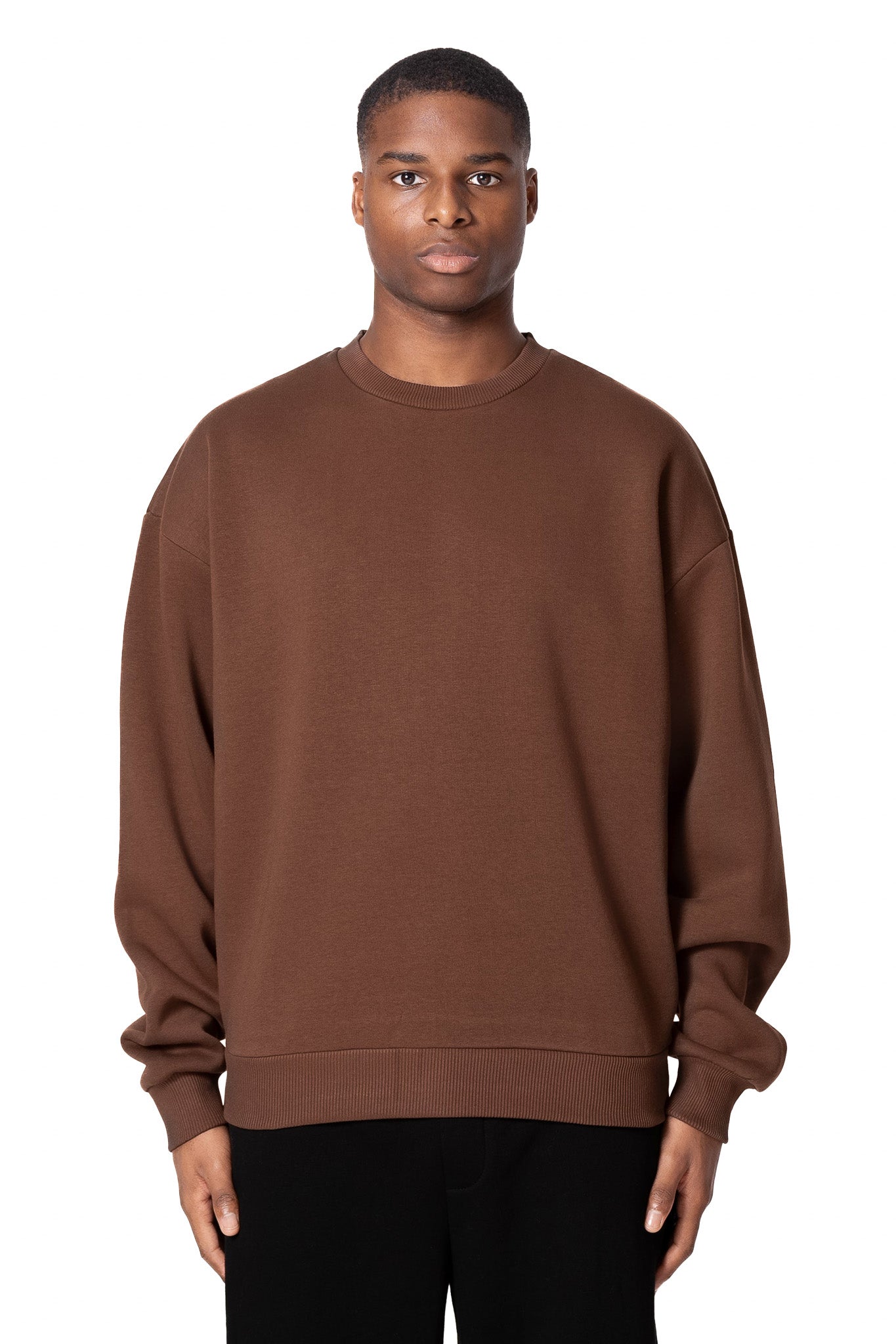 EXCHANGE SWEATER (COFFEE BROWN)