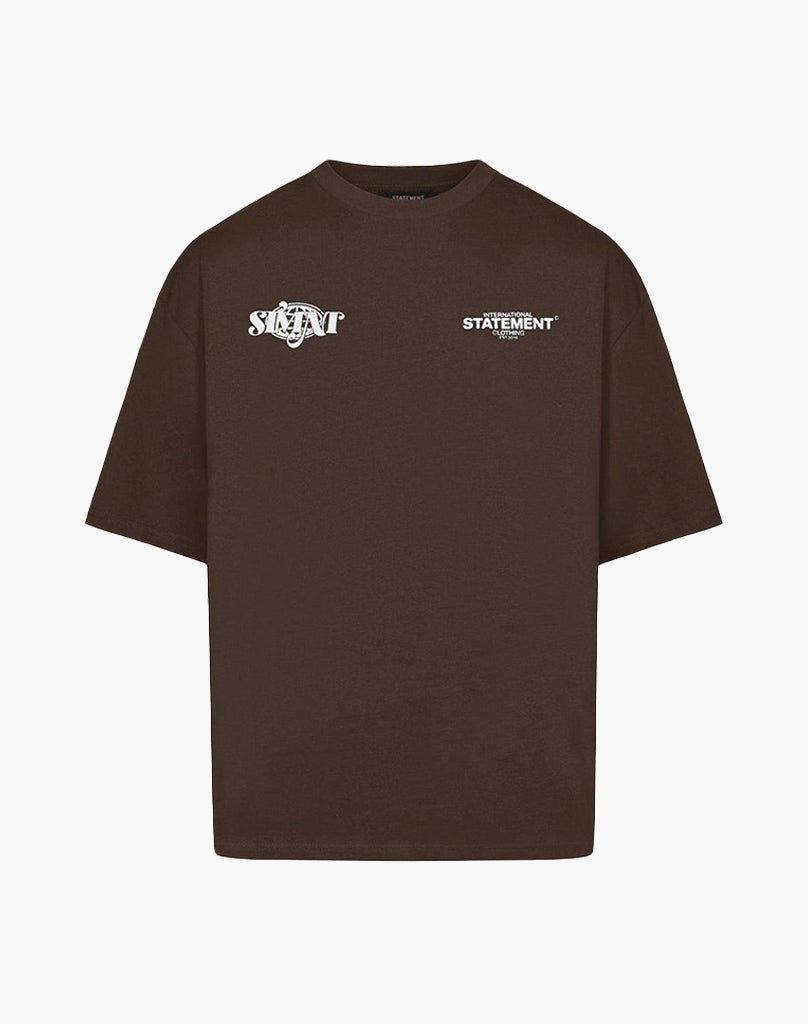 GLOBAL TEE (BROWN)